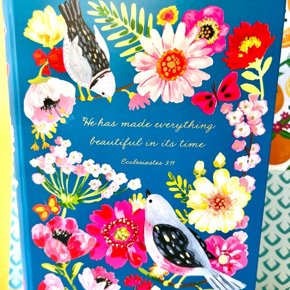 Birds & Flowers Book Box Decor Bible Scripture Spring Garden - Picture 16 of 16